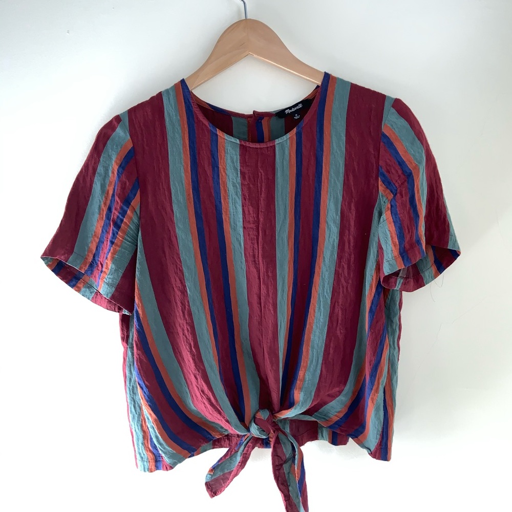 Madewell tie shirt